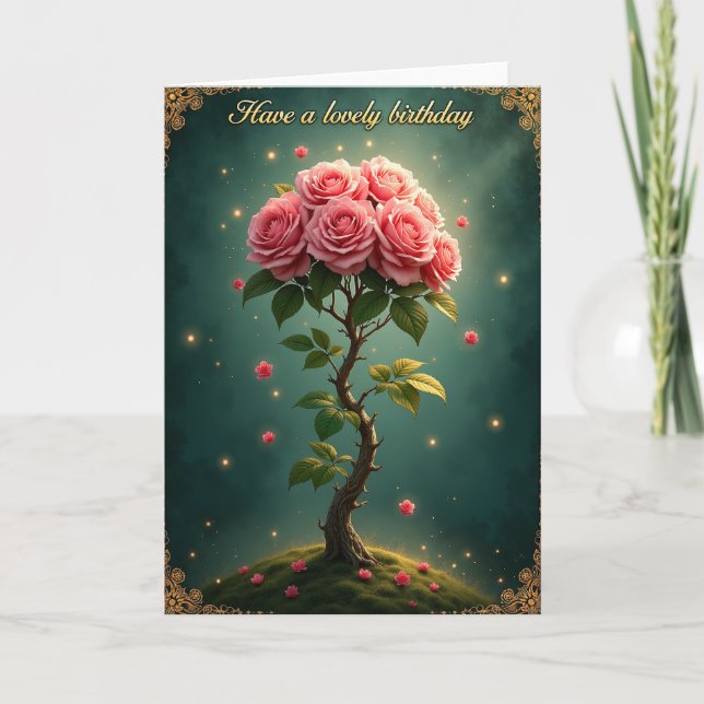 Twinkling Joy Birthday Card (Front)