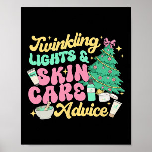 Twinkling Lights &amp; Skin Care Advice  Poster