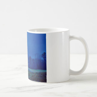 Twinkling Lights in a Blue Mountain Mist Coffee Mug