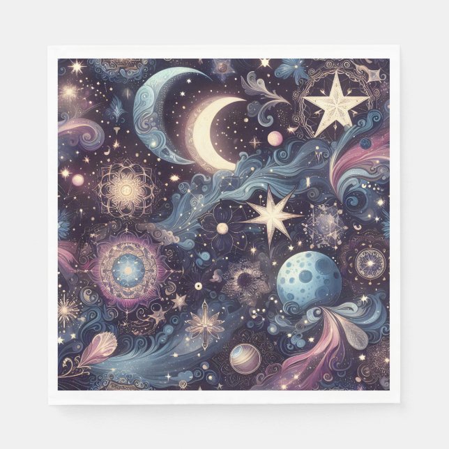 Twinkling Stardust Napkin (Front)