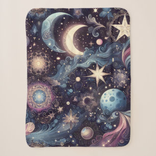 Twinkling Stardust Sherpa Blanket