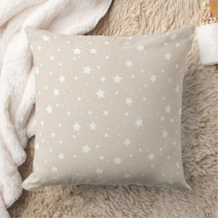 Twinkling Starry Night Sky Pattern Cushion