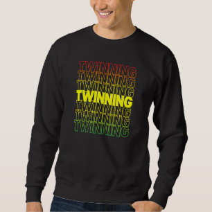 Twinning Twin Mum Dad Twin Brother Twin Sister Sib Sweatshirt