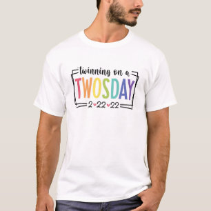 Twinning Twosday Tuesday February 22Nd 2022 Twinni T-Shirt