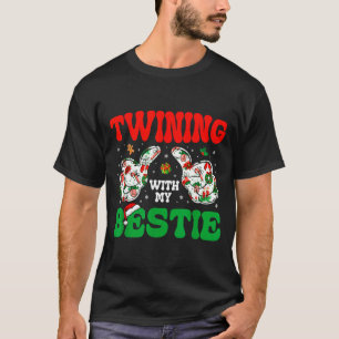 Twinning With My Ie Twins Friends Twin Boys Christ T-Shirt