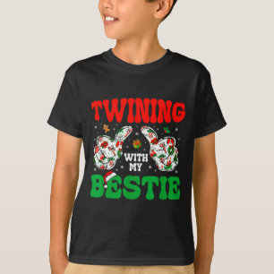 Twinning With My Ie Twins Friends Twin Boys Christ T-Shirt