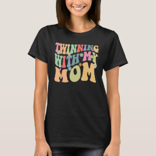 Twinning With My Mama Retro Twin Day Mum Daughter  T-Shirt