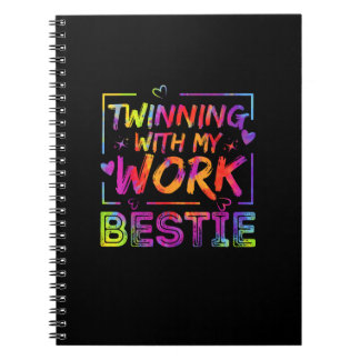 Twinning With My Work Bestie Spirit Week Best Frie Notebook
