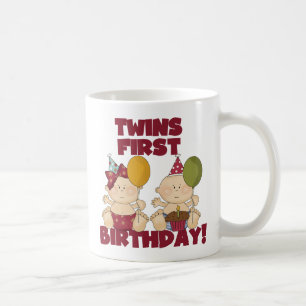 Twins 1st Birthday Boy/Girl T-shirts and Gifts Coffee Mug