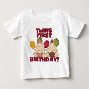 Twins 1st Birthday - Boys T-shirts and Gifts