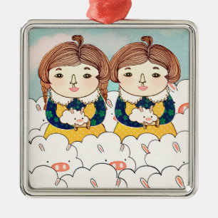 Twins 2013 metal tree decoration