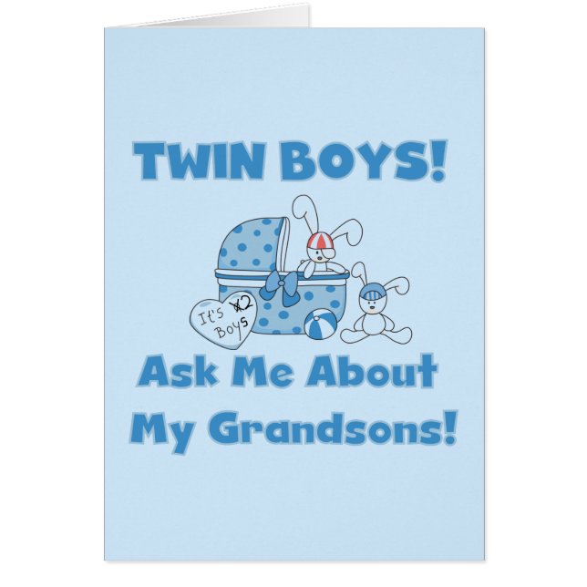 Twins-Ask About My Grandsons Tshirts and Gifts (Front)