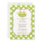 Twins Baby Shower Invitation Little Pea Pod