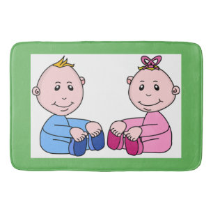 TWINS BATH MAT