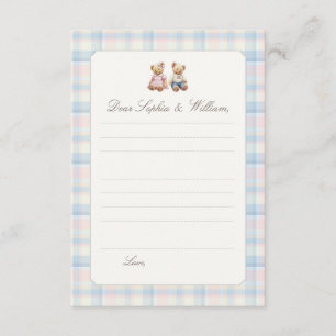 Twins Beary First Time Capsule Card