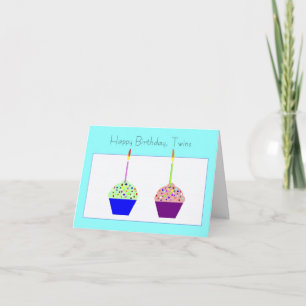Twins Birthday  Card