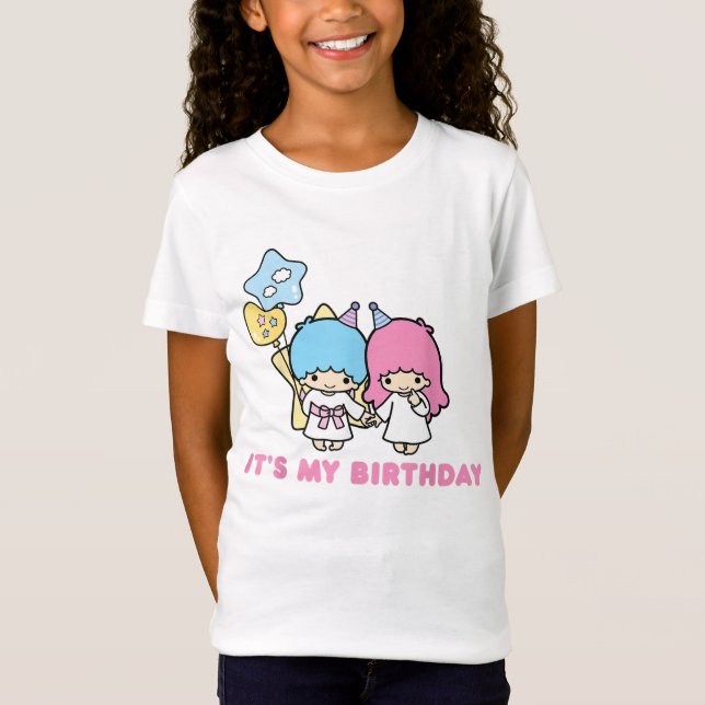 Twins Birthday Party Cute T-Shirt Gift (Front)