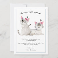 Twins Birthday Party Pawsome Cats