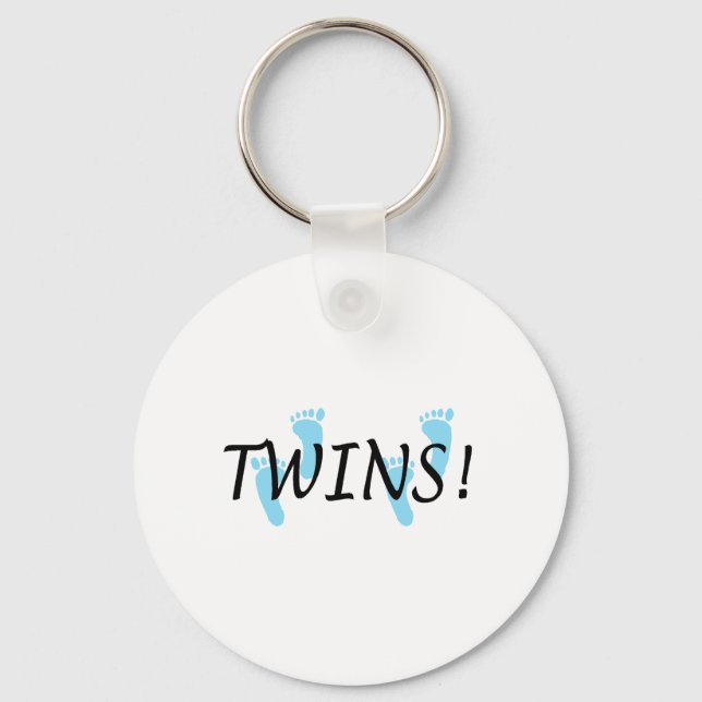 Twins (Boy) Key Ring (Front)