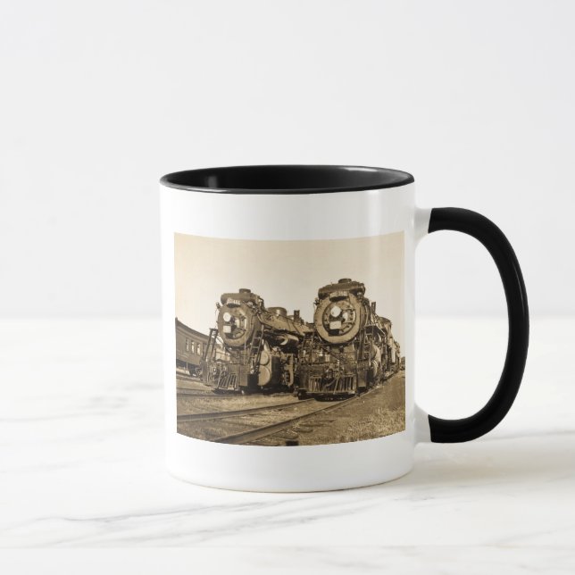 "Twins"  CN Railroad  Locomotives 3461 and 3501 Mug (Right)