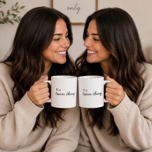 Twins Coffee Mug It's a Twin Thing Matching Gift
