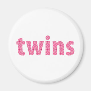 TWINS COLLECTION - girls {pink} Magnet