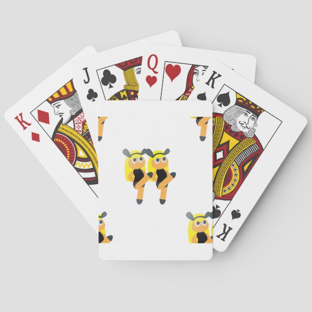 twins emoji playing cards (Back)