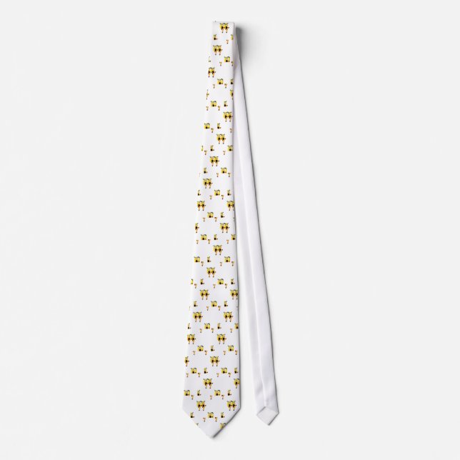 twins emoji tie (Front)