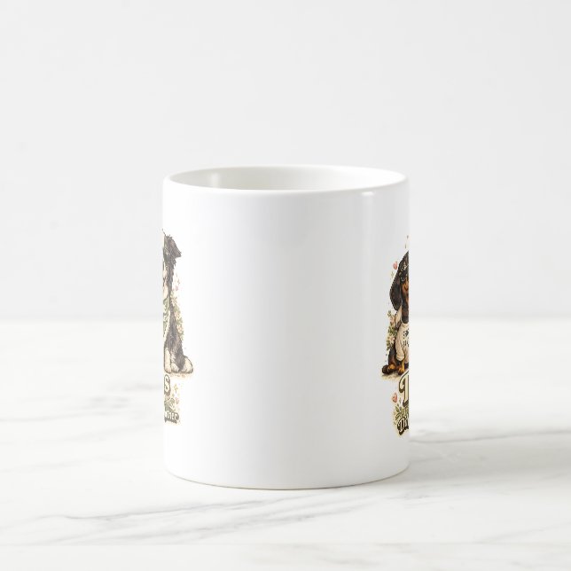 Twins From a Different Mother Funny Dog Design  Coffee Mug (Center)