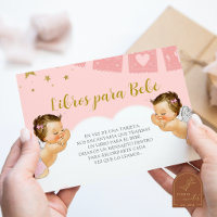 TWINS girl angel thank you card