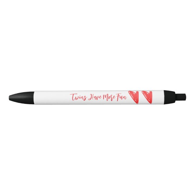 Twins Have More Fun Blue Ink Pen (Front)
