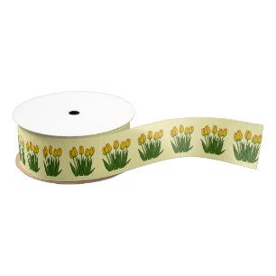 Twins in Bloom Spring Blooms Grosgrain Ribbon
