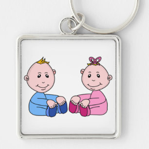 TWINS KEY RING