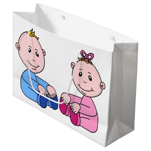 TWINS LARGE GIFT BAG (Front Angled)