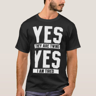 Twins Parent Mum Dad  T-Shirt