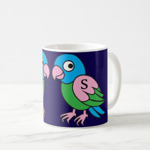 Twins parrot coffee mug