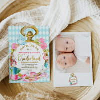 Twins Photo Watch Alice In Onederland Birthday