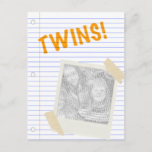 twins postcard