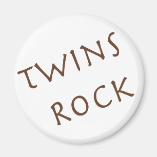 Twins Rock Magnet