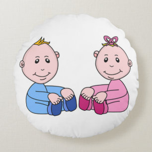 TWINS ROUND CUSHION