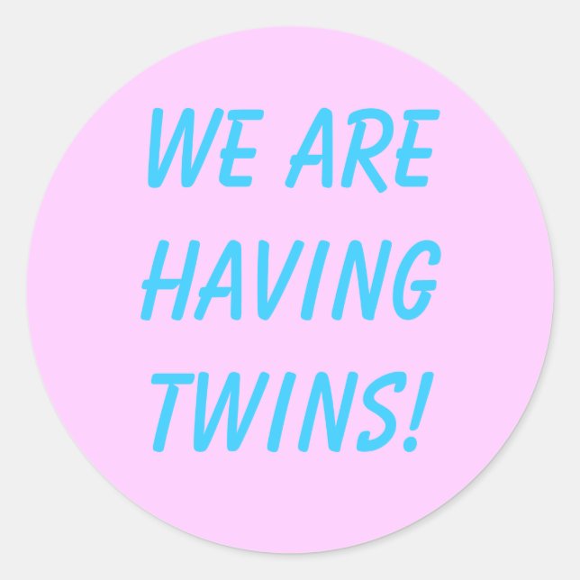 Twins Sticker (Front)