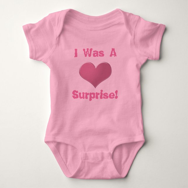Twins Tripplets I Was NOT! I Was A Surprise! Etc. Baby Bodysuit (Front)