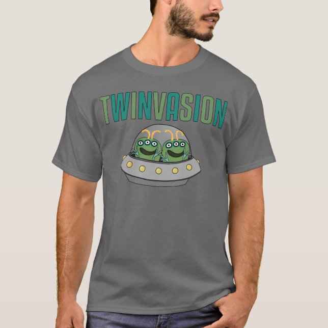 TWINVASION Alien Twins T-Shirt (Front)