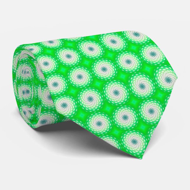 Twirl Pattern Dot Tie (Rolled)