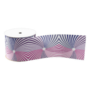 Twirl Pink Purple  Grosgrain Ribbon