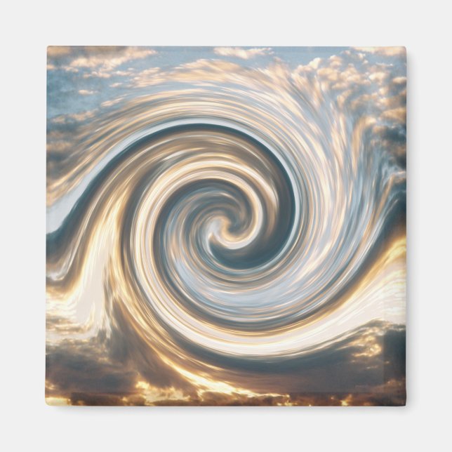 Twirled Clouds....... Magnet (Front)