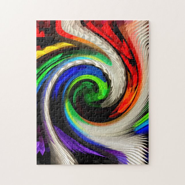 Twirled.... Jigsaw Puzzle (Vertical)