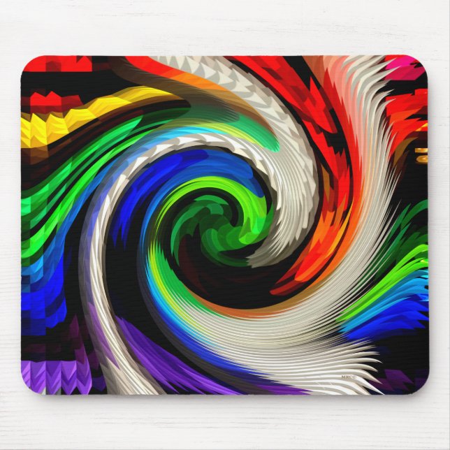 Twirled... Mouse Pad (Front)