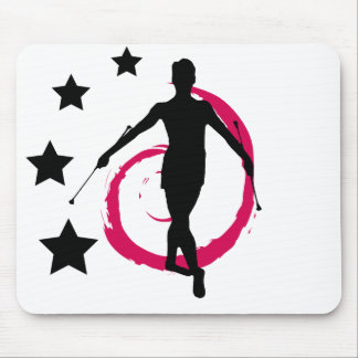 TWIRLER SWIRL PINK/BLACK MOUSE PAD