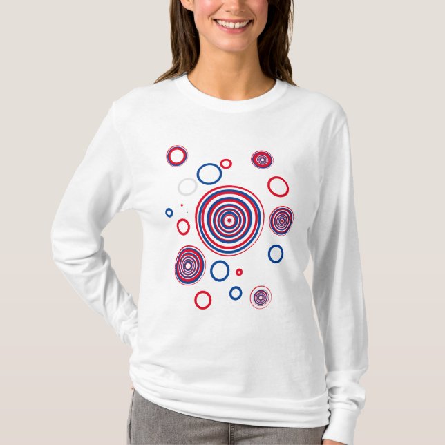 Twirley Circles T-Shirt (Front)